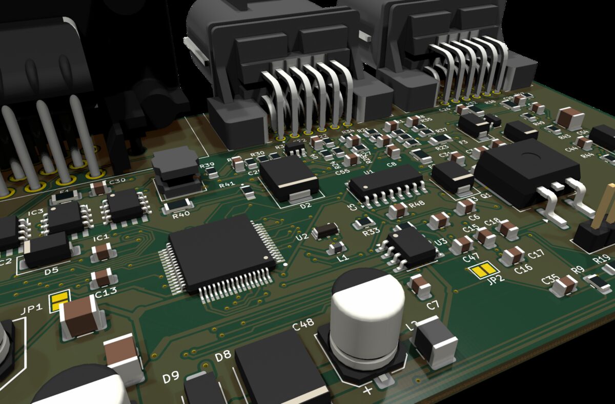 Detail des Sensormoduls: Mikrocontroller